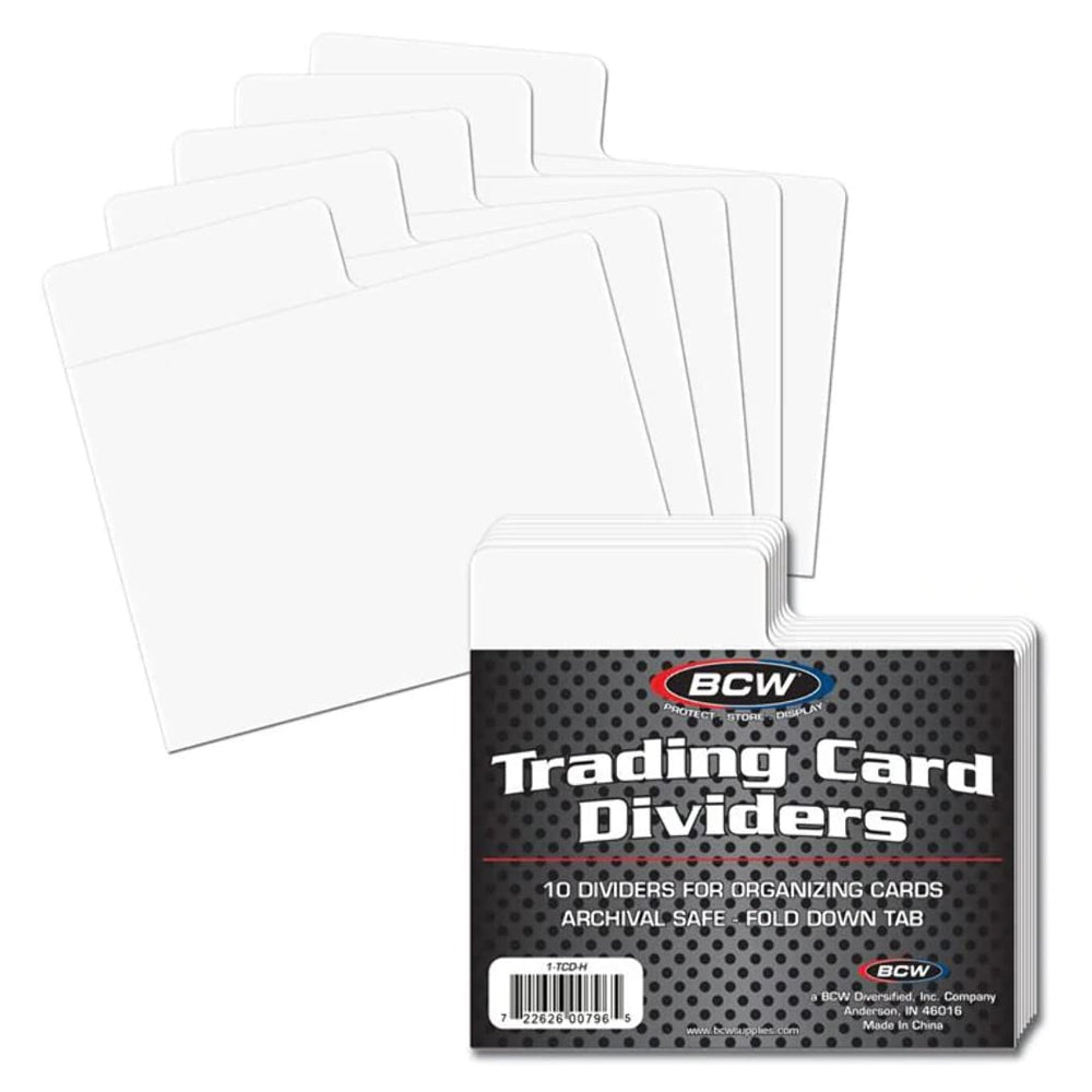 49597-10pc-bcw-trading-card-dividers-horizontal-organiser-white