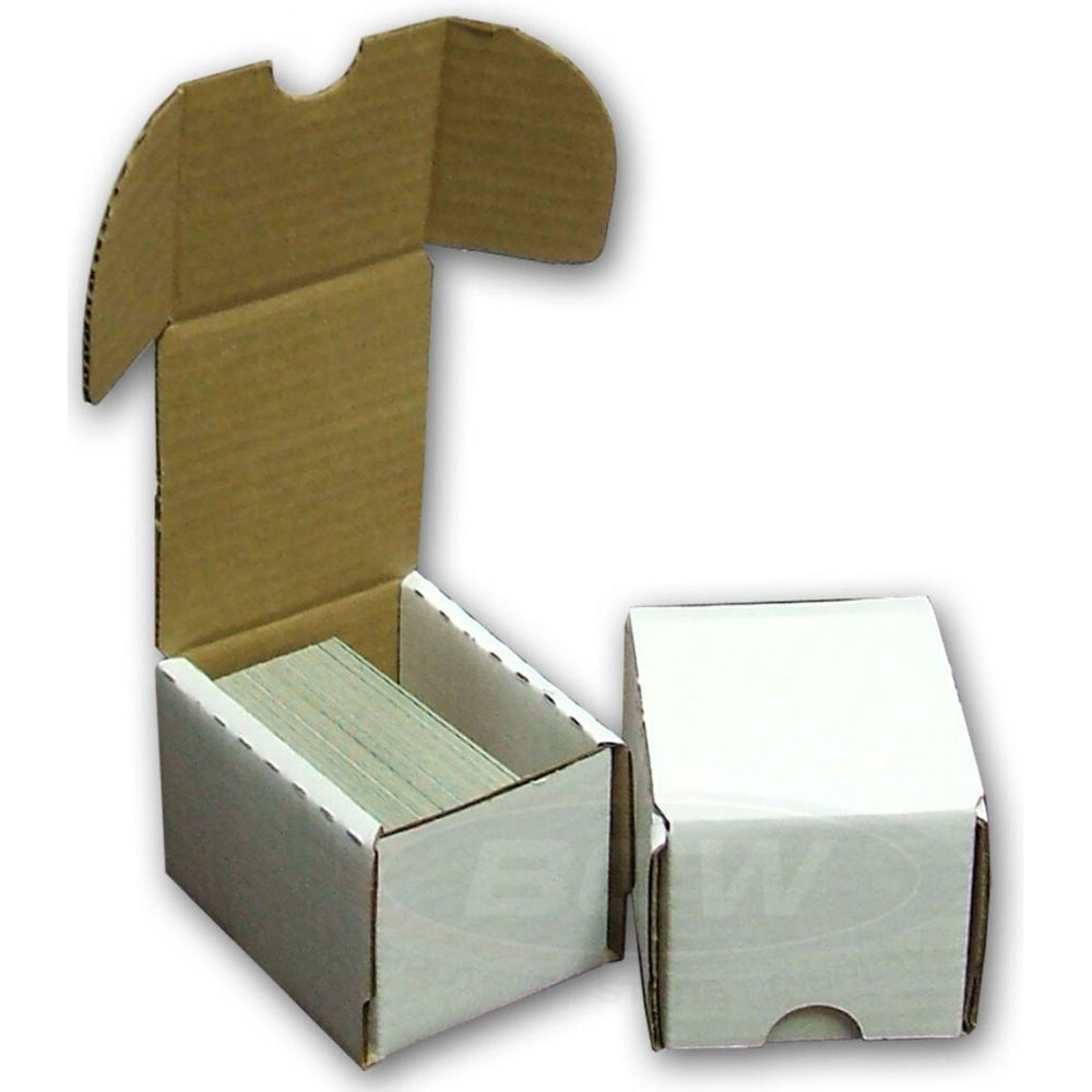38991-50pk-bcw-storage-box-trading-card-organiser-square-8-5cm-white
