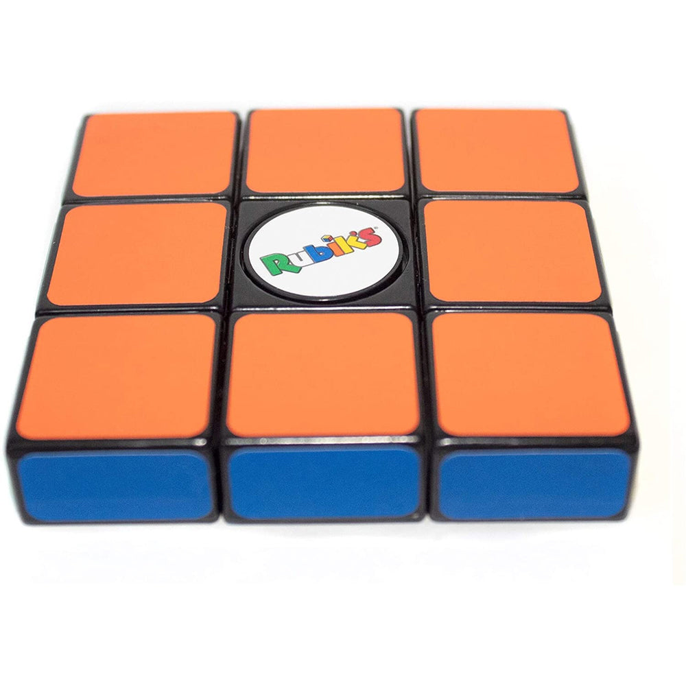 Rubiks Fidget Spin Block Orange Kids Educational Toy 8y+