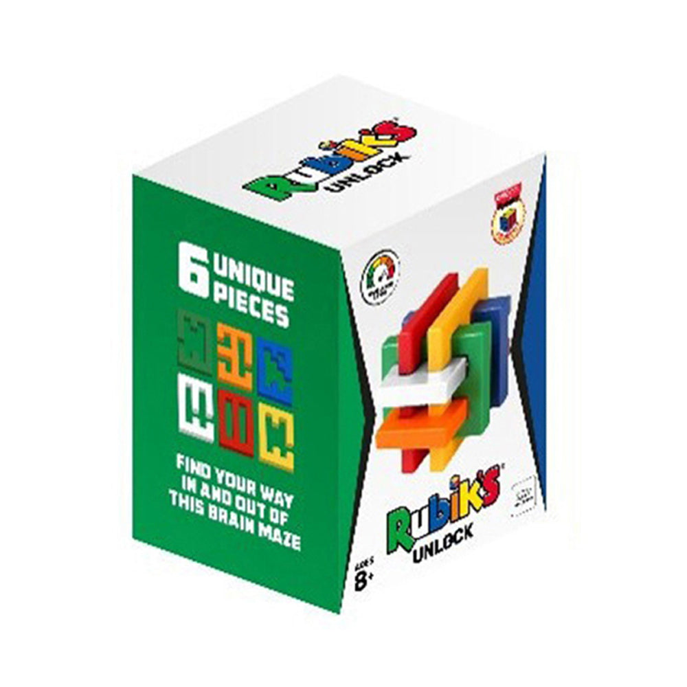 Rubiks Unlock Box Package Brain Maze Kids Toy 8y+