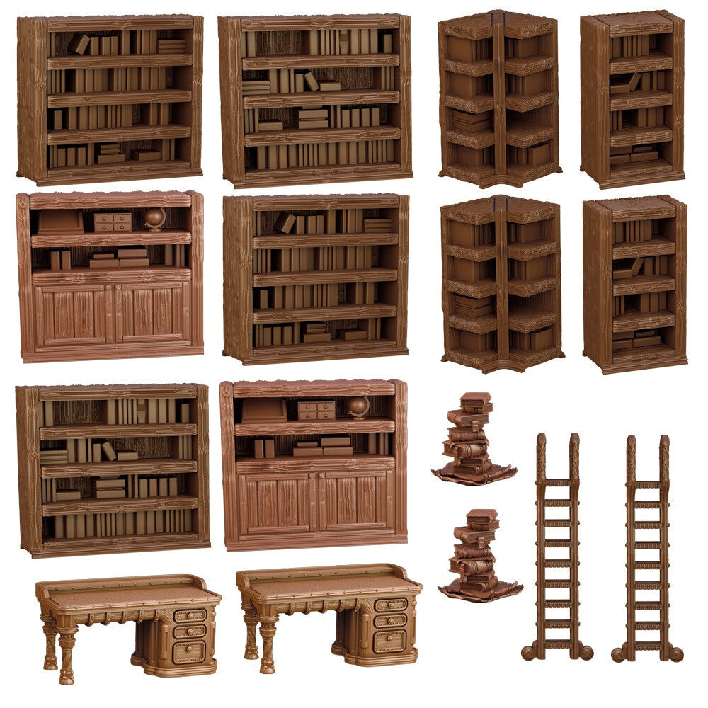 60711-16pc-mantic-games-terrain-crate-library-ttrpg-accessory-set