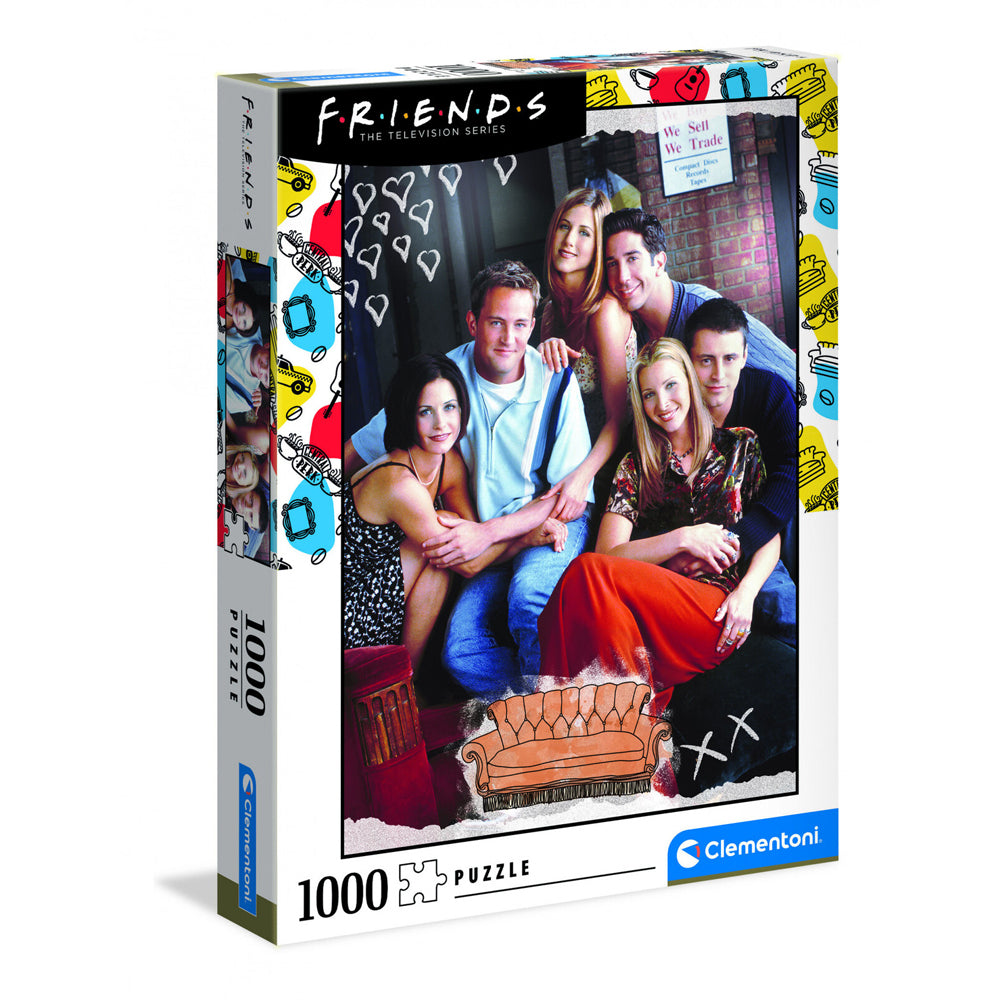 1000pc Clementoni Friends Group Shot Jigsaw Puzzle 69x50cm