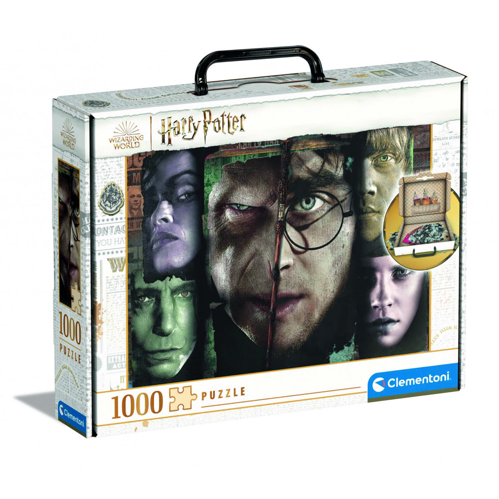 1000pc Clementoni Harry Potter Faces Case Edition Jigsaw Puzzle 70x50cm