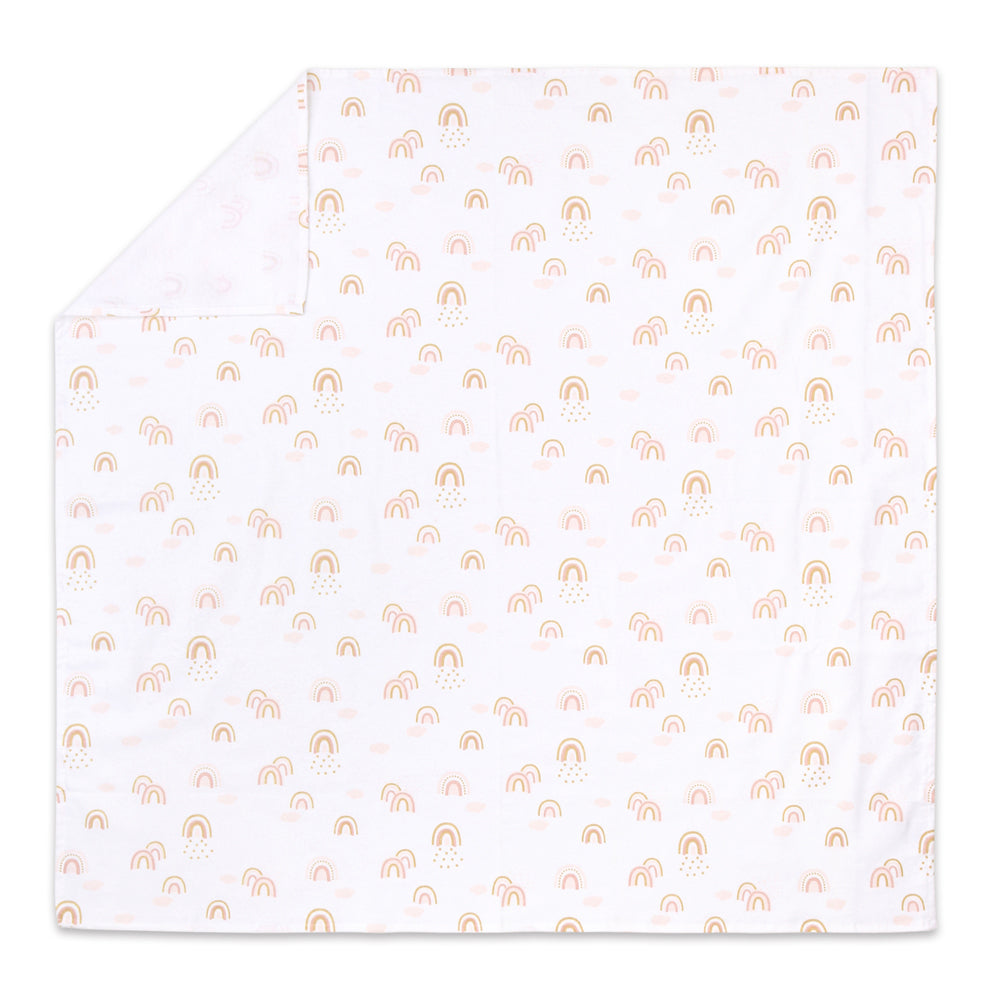 31017wr-little-haven-brushed-cotton-rainbows-baby-wrap-blanket-100cm