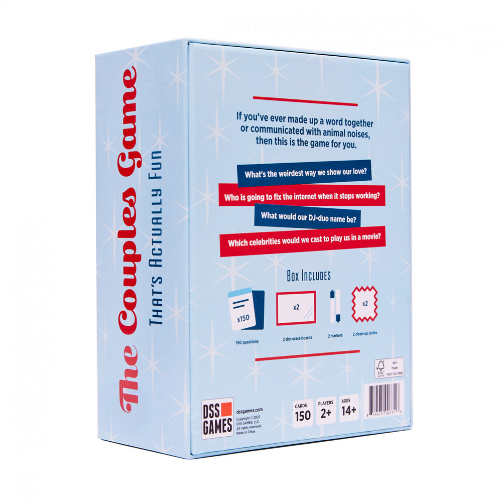 Dss Games The Couples Game That's Actually Fun 17y+
