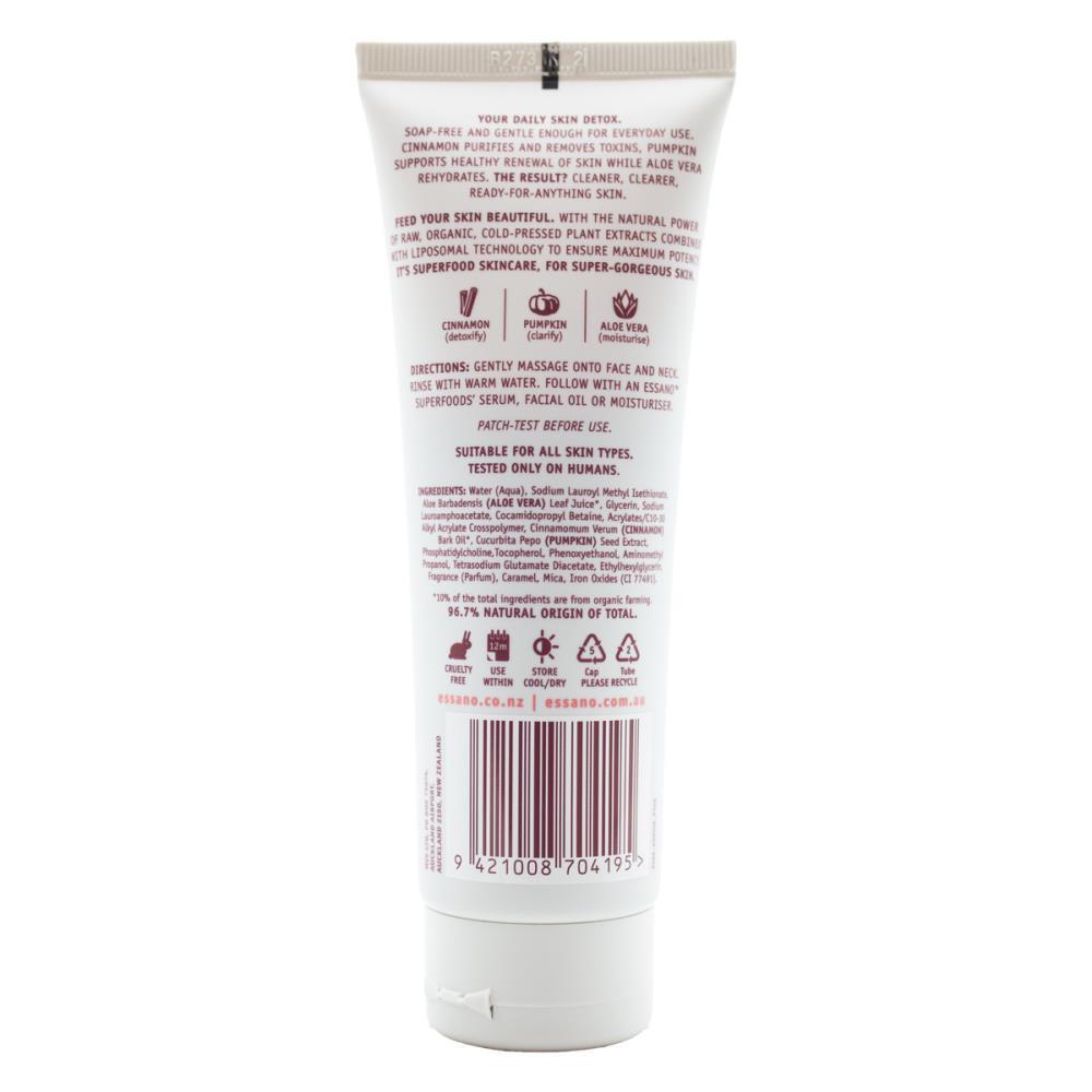 8704192-essano-purifying-gel-cleanser-superfoods-detox-refresh-cinnamon-100ml