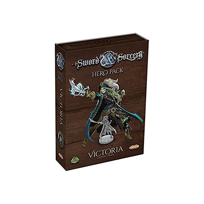 54502-ares-games-sword-sorcery-victoria-hero-pack-tabletop-miniature-toy