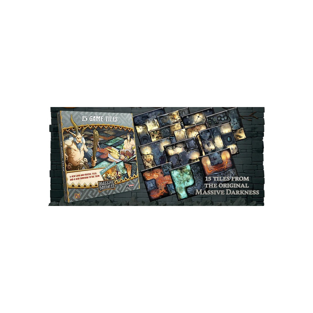 CMON Massive Darkness Original Tiles Set Tabletop Board Game 14y+