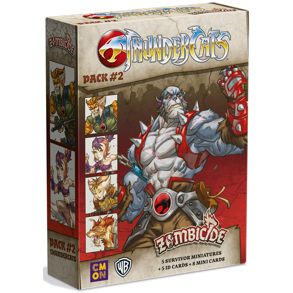 CMON Zombicide Black Plague Thundercats Pack #2 Kids Board Game 12y+