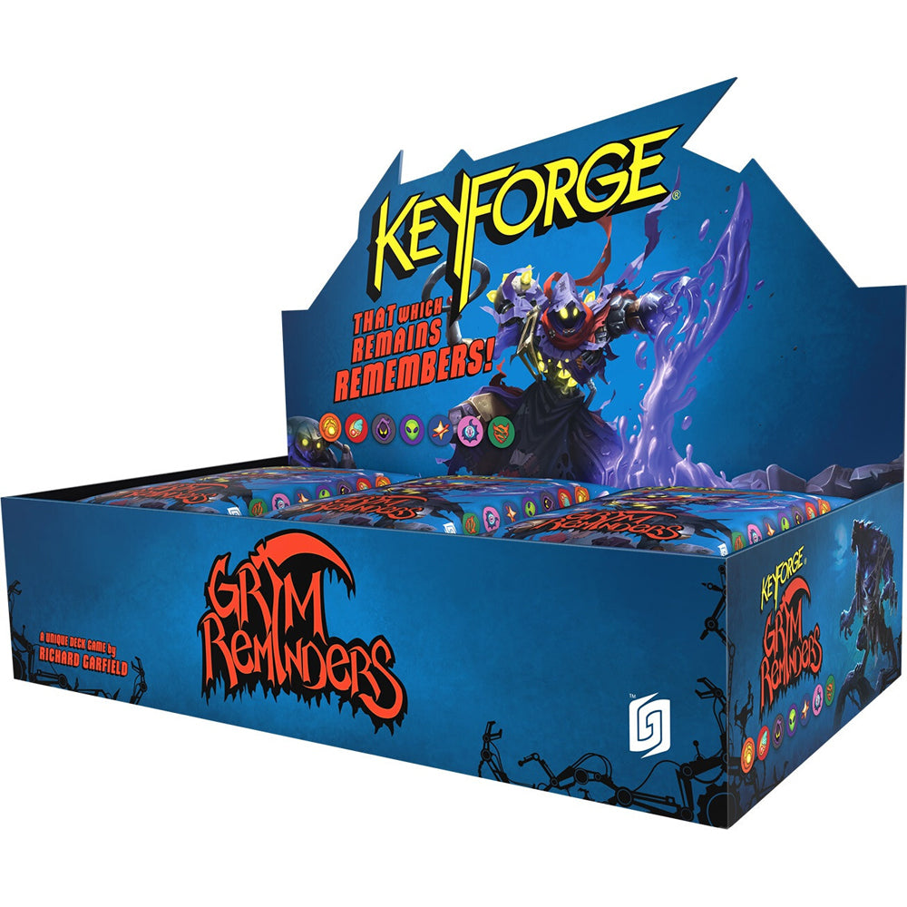 115731-12pc-ghost-galaxy-keyforge-grim-reminders-deck-display-card-game