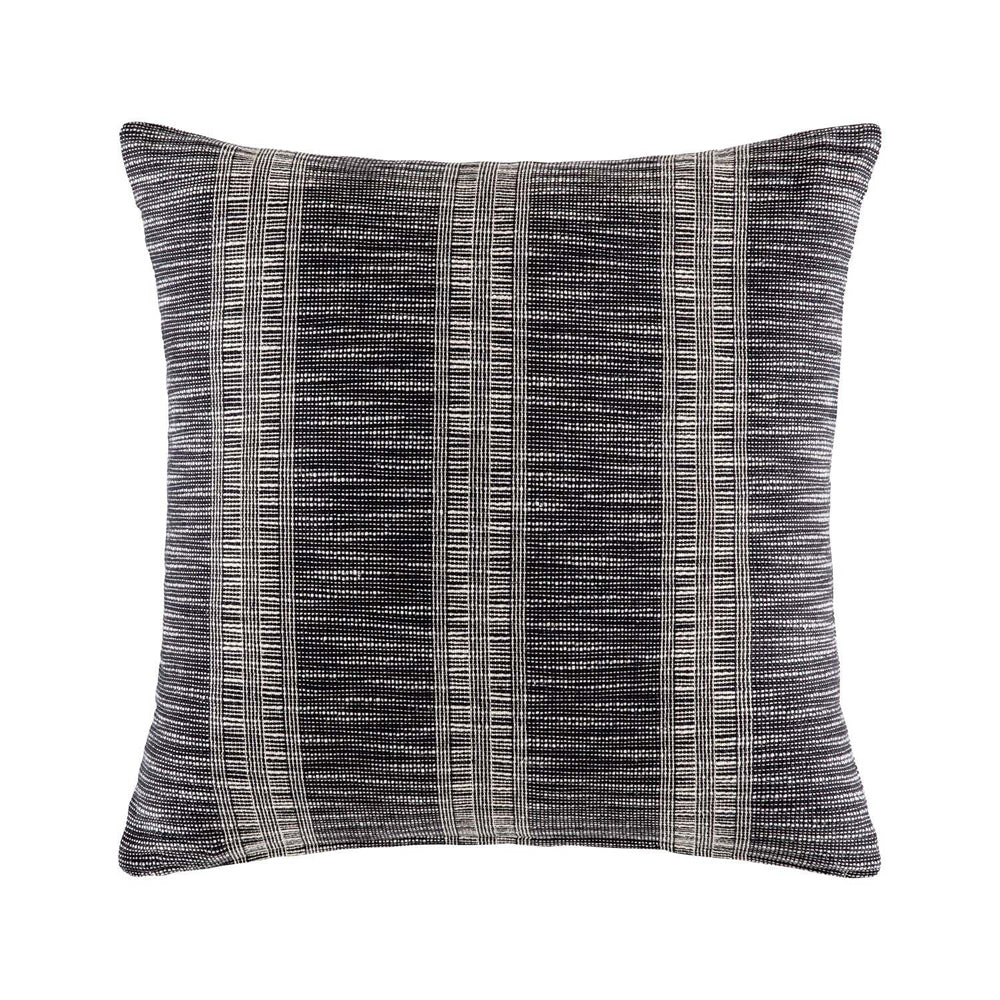 Kas Australia Banjo Filled Cushion Decor Square 50x50cm - Black