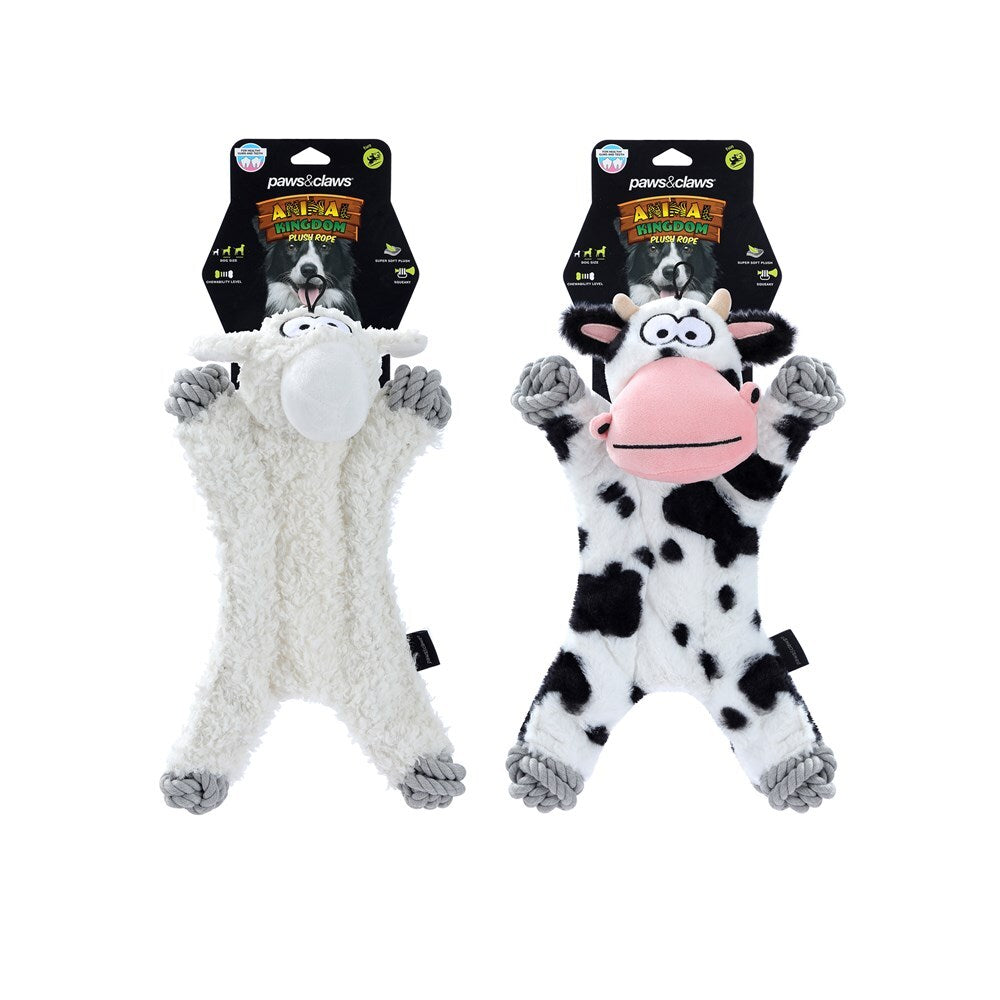 39462-paws-claws-animal-kingdom-plush-rope-40x12cm-assorted