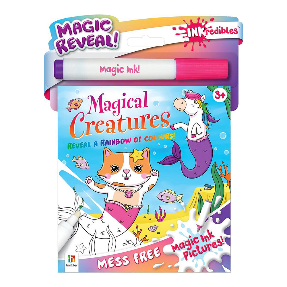 Inkredibles: Magical Creatures Magic Ink Colouring Activity Kit 3y+