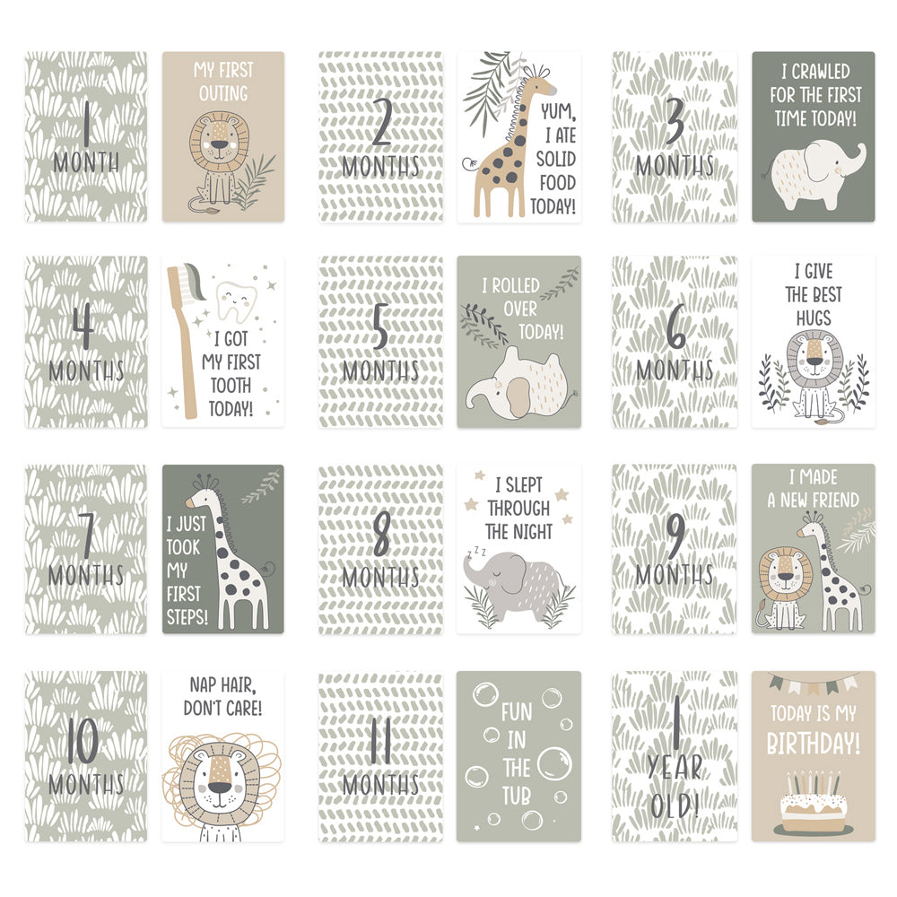 11001mic-the-peanutshell-madagascar-milestone-cards-baby-nursery-decor