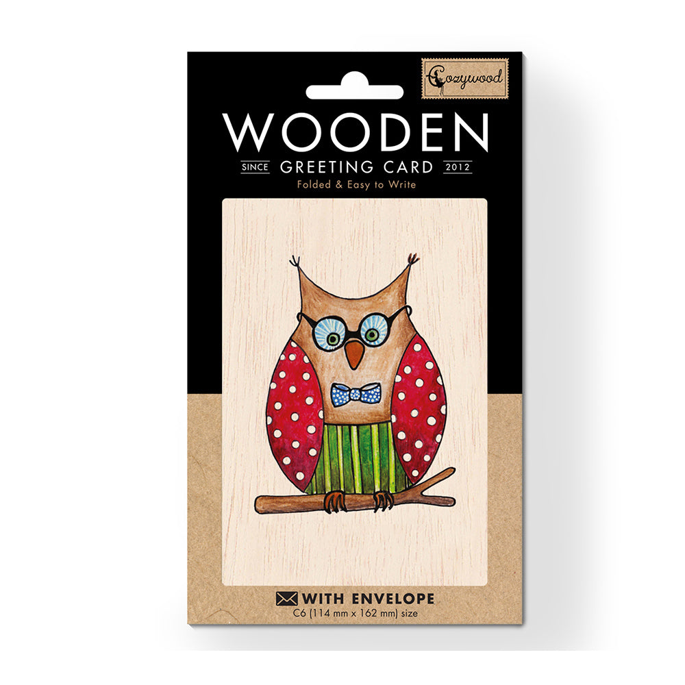 4720722-cozywood-wooden-greeting-gift-card-11x16cm-owlet