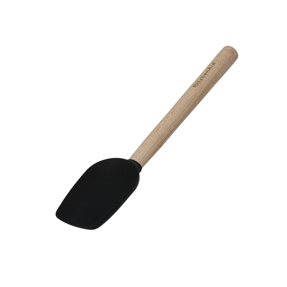 80173-kitchenaid-silicone-mini-spoon-spatula-28cm-w-maple-handle-black