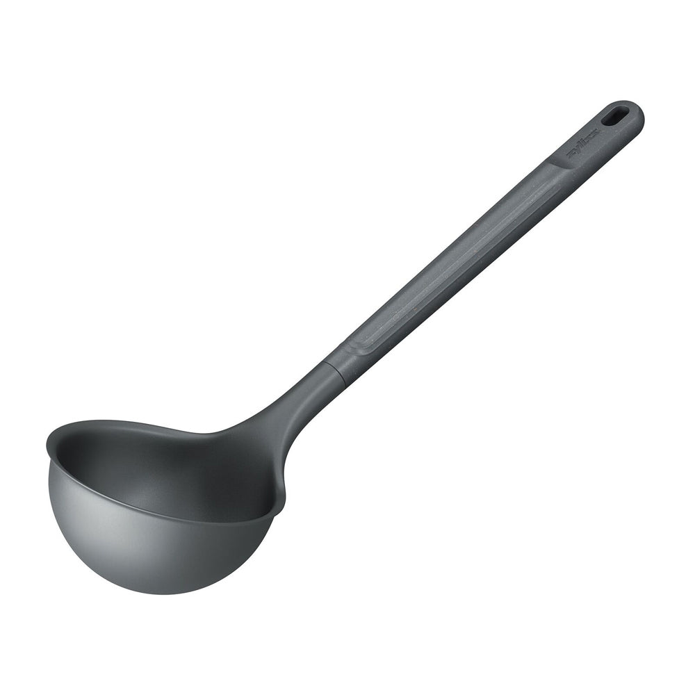 13512-zyliss-soup-ladle-silicone-nylon-cooking-utensil-32cm-grey