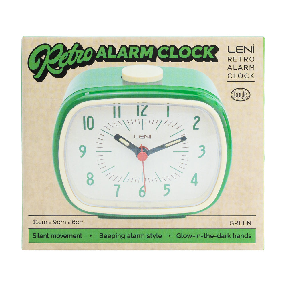 62020gre-leni-retro-alarm-clock-green