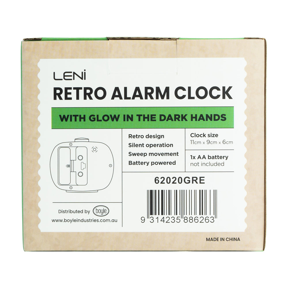62020gre-leni-retro-alarm-clock-green
