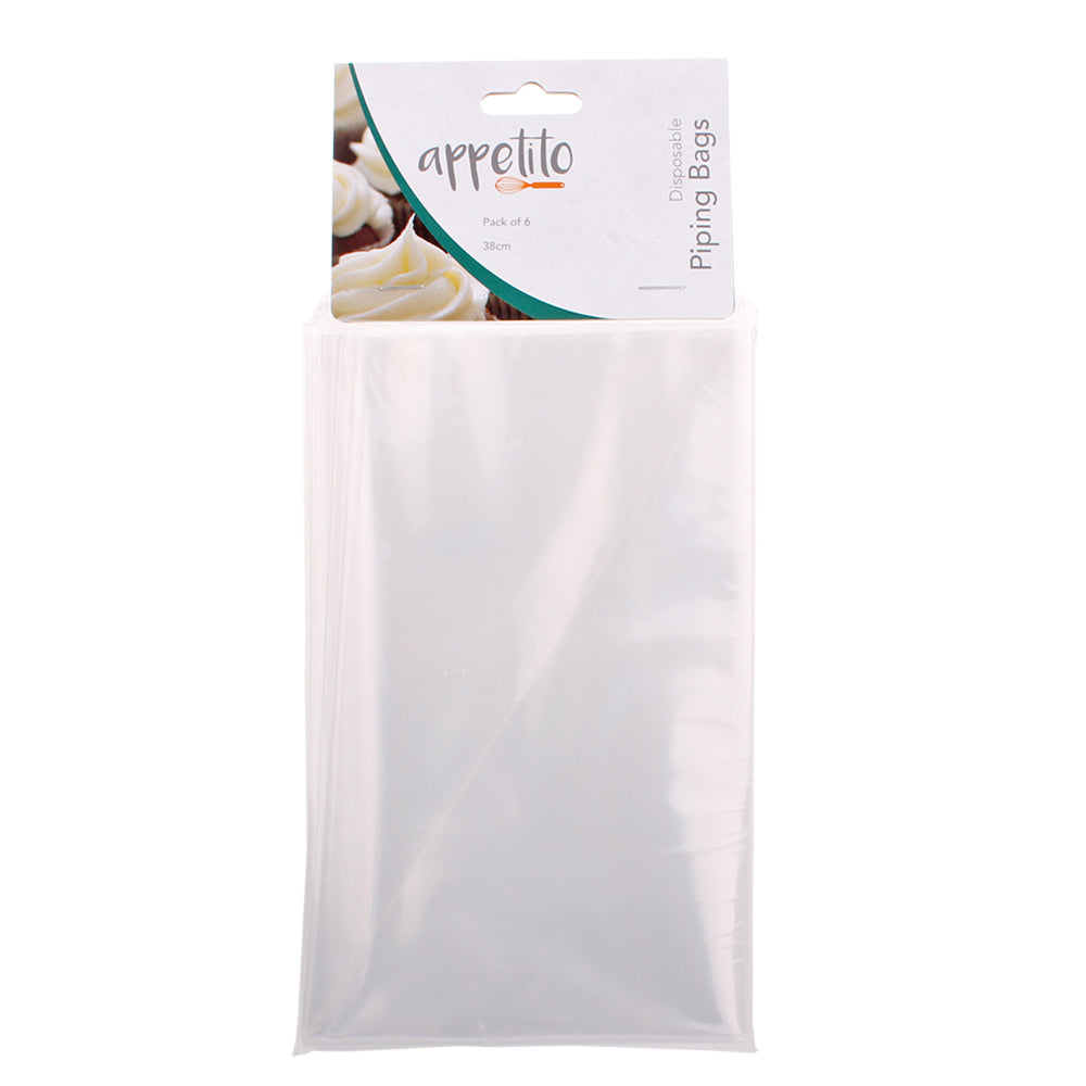 3228-6pc-appetito-disposable-piping-bags-home-kitchen-baking-38cm