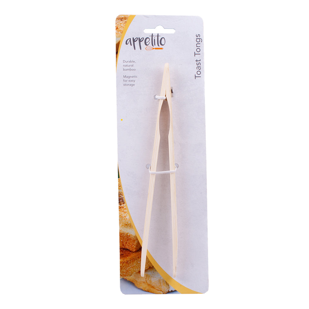 3307-appetito-bamboo-toast-tongs-w-magnet-20cm-home-kitchen-cooking