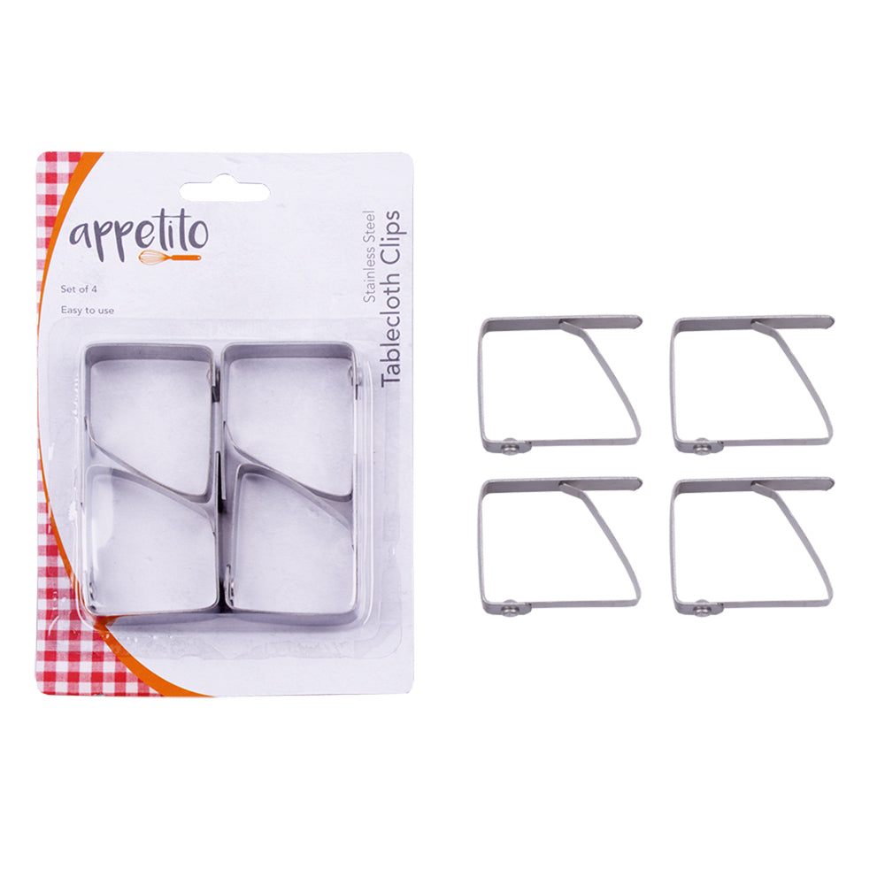 3405-4pc-appetito-stainless-steel-home-kitchen-tablecloth-clips