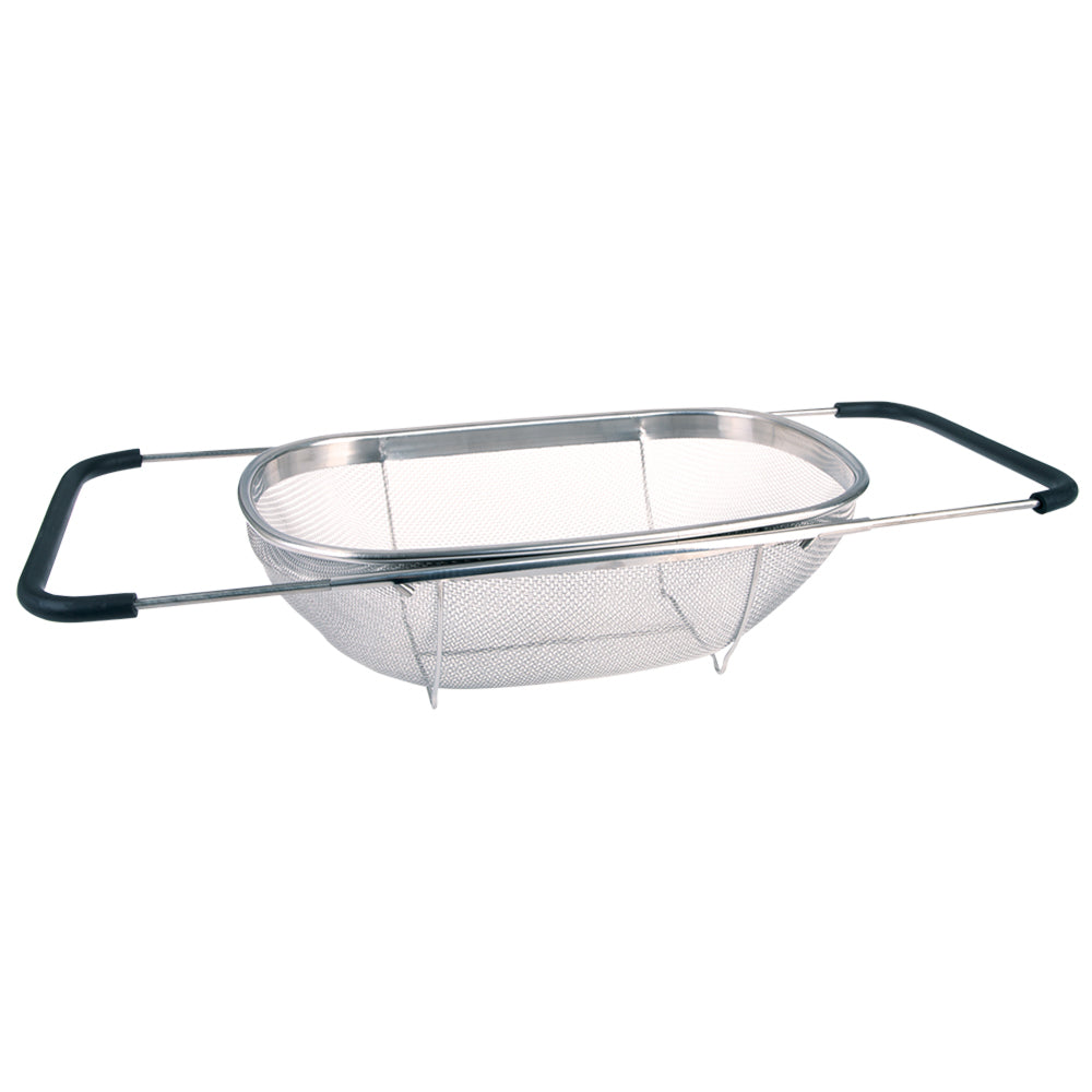 2336-appetito-stainless-steel-34x11cm-sink-top-strainer-expandable-large
