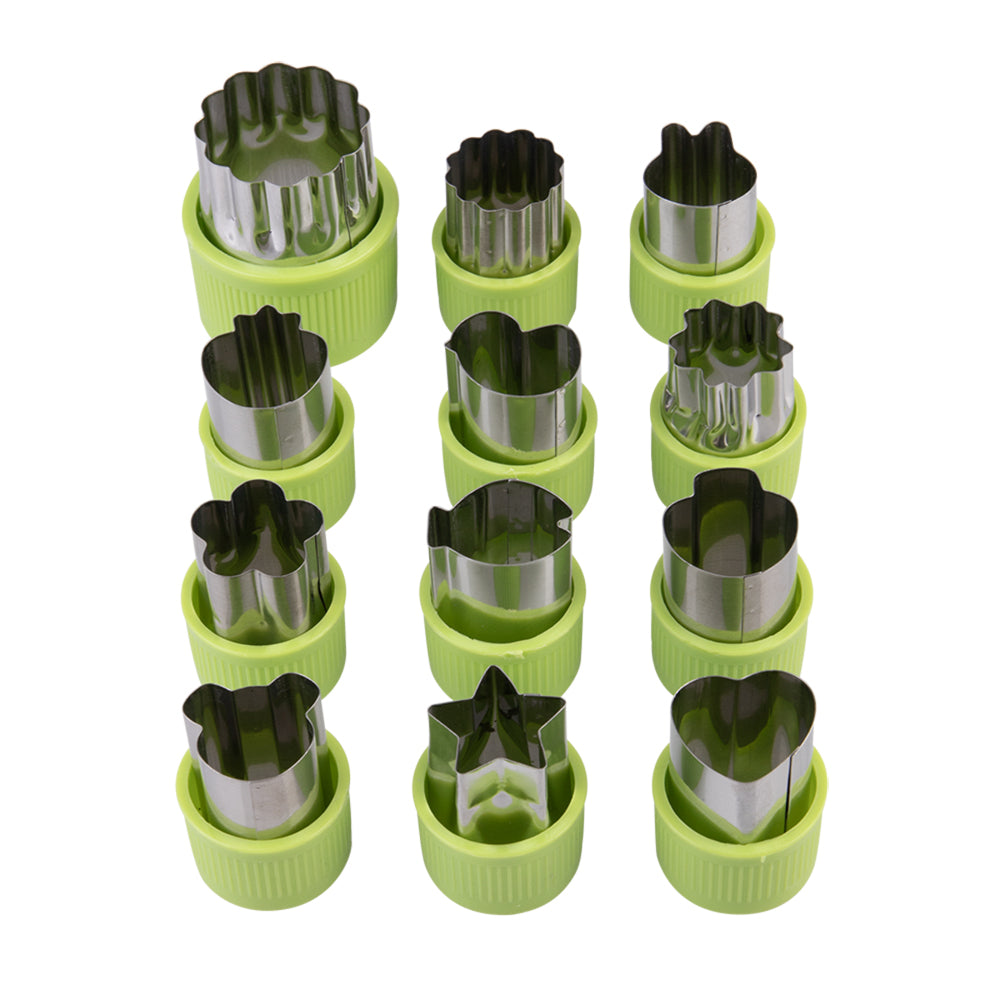 3624g-12pc-appetito-fruit-vegetable-cutters-set-shapes-green