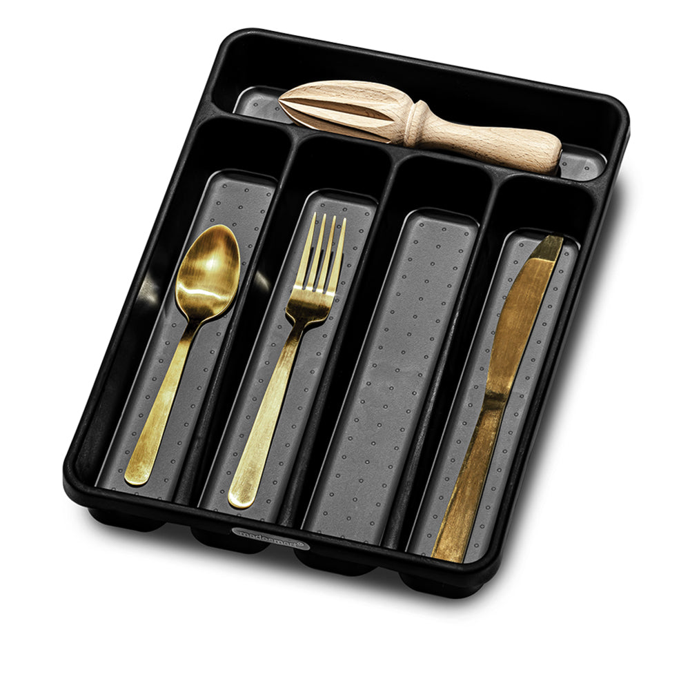 4539-1cs-madesmart-mini-5-compartment-cutlery-tray-32x5cm-blk