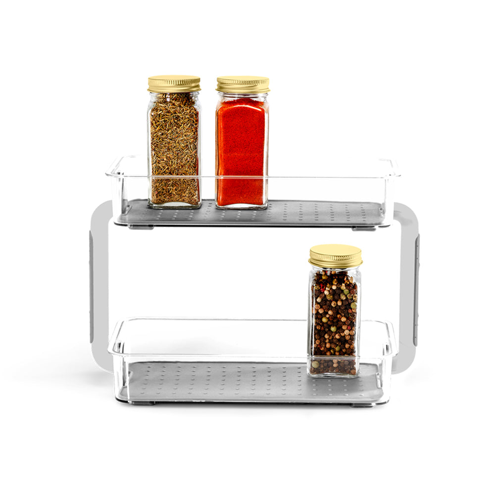 4523-1-madesmart-clear-2-tier-spice-organiser-rectangle-26x18cm-grey