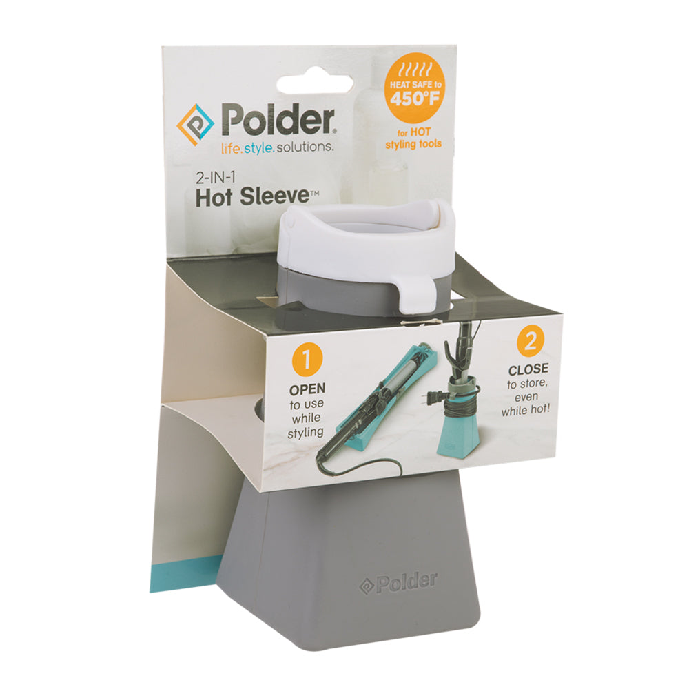 4487-1gy-polder-silicone-2-in-1-hot-sleeve-curling-iron-holder-grey