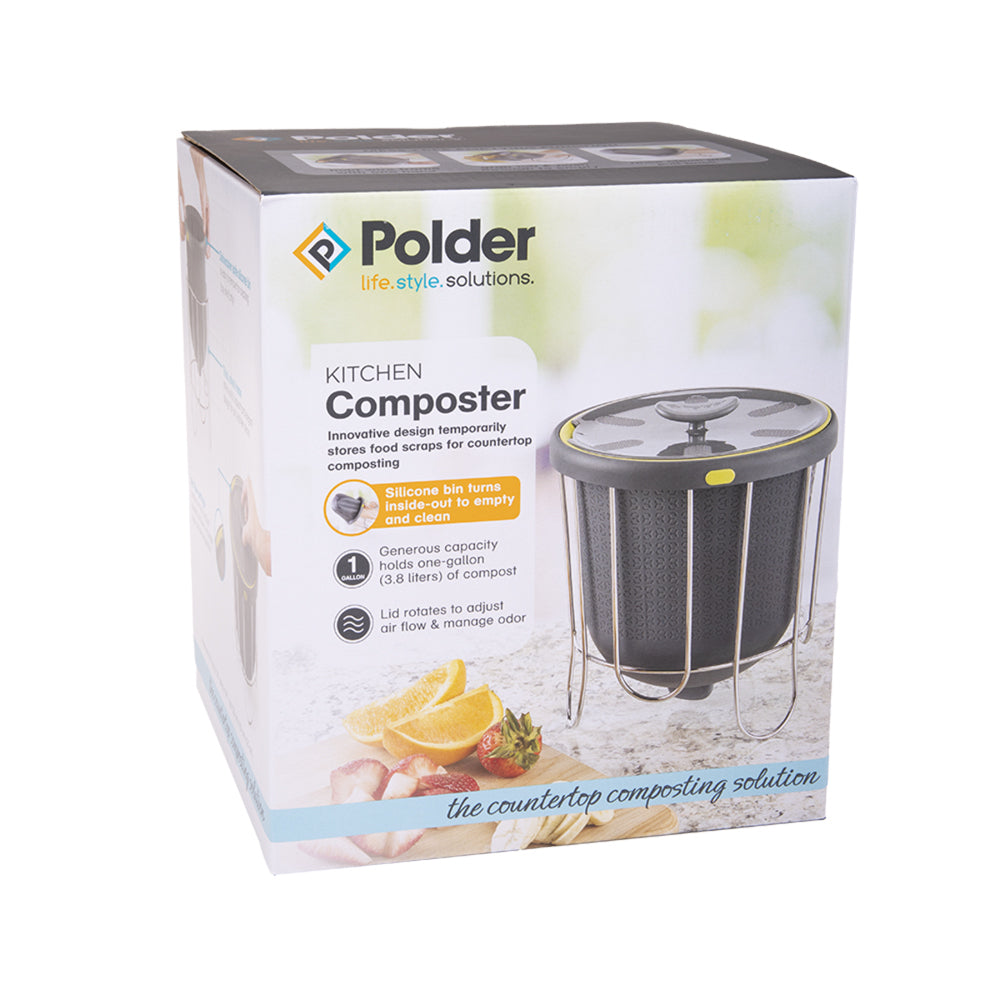 4593gy-polder-kitchen-composter-3-8l-silicone-bucket-20x25cm-grey
