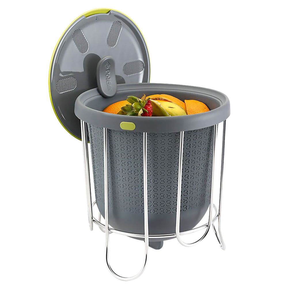 4593gy-polder-kitchen-composter-3-8l-silicone-bucket-20x25cm-grey