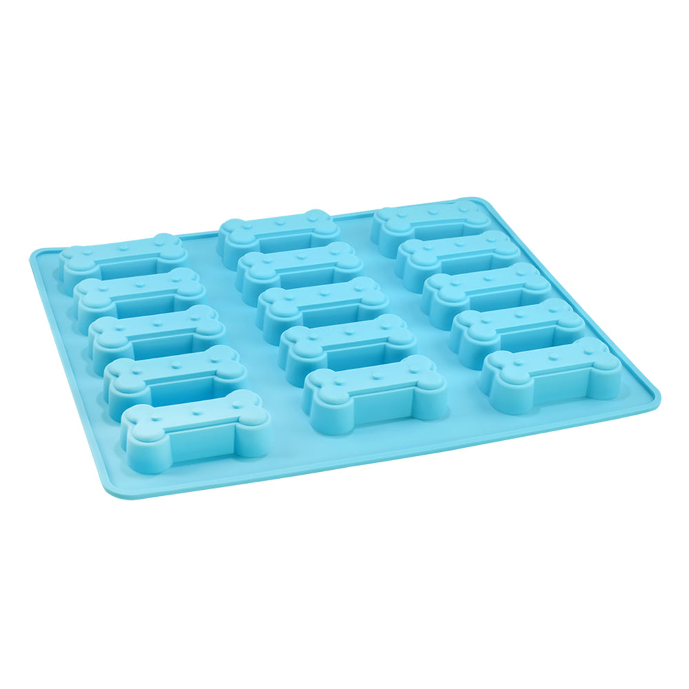 3069b-r-m-silicone-15-individual-cup-dog-bone-mould-7cm-blue