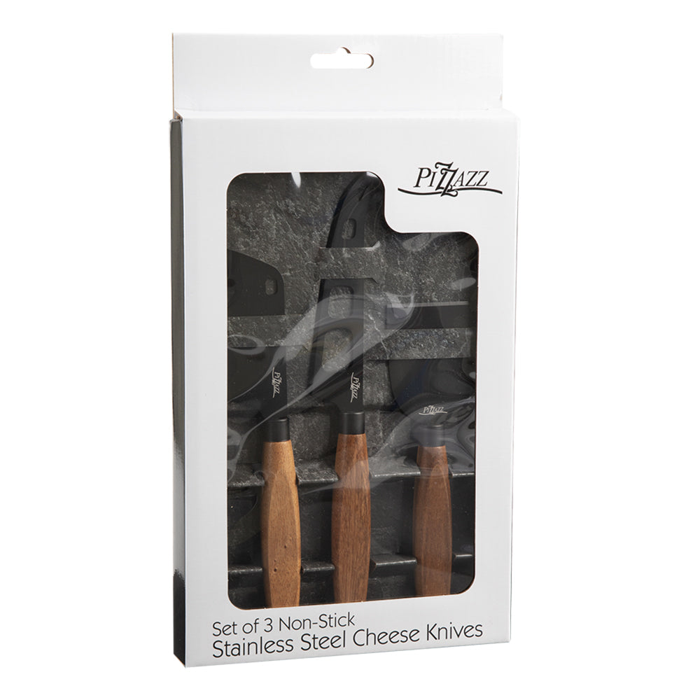 7195-0-3pc-pizzazz-non-stick-stainless-steel-cheese-knives-w-wood-handle-set