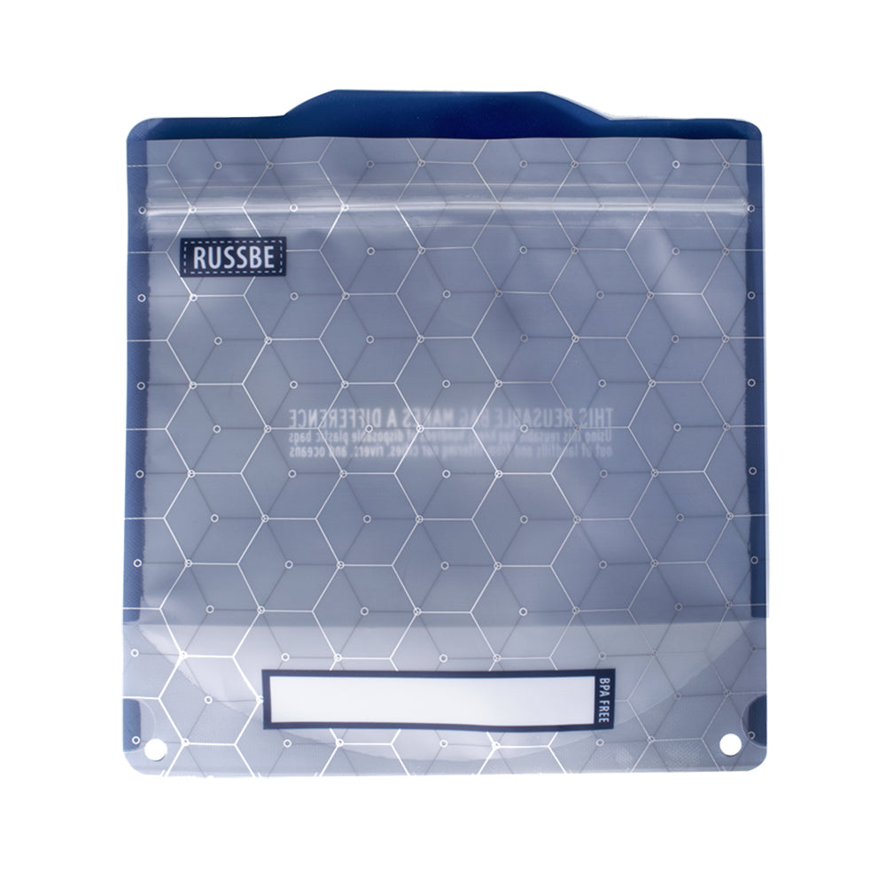 8779-4pc-russbe-reusable-snack-sandwich-bag-set-18cm-metallic-hexagrid