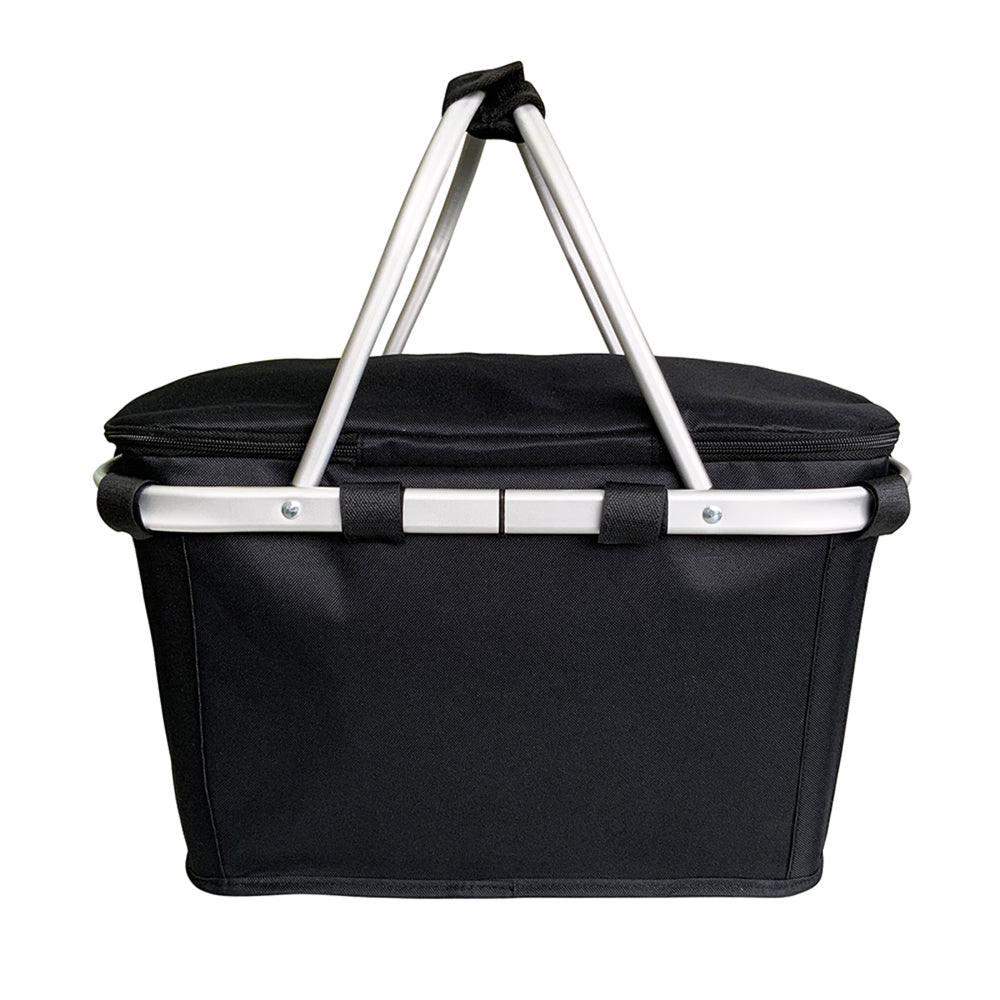 4695bk-sachi-insulated-zipped-carry-basket-w-lid-49x27cm-black