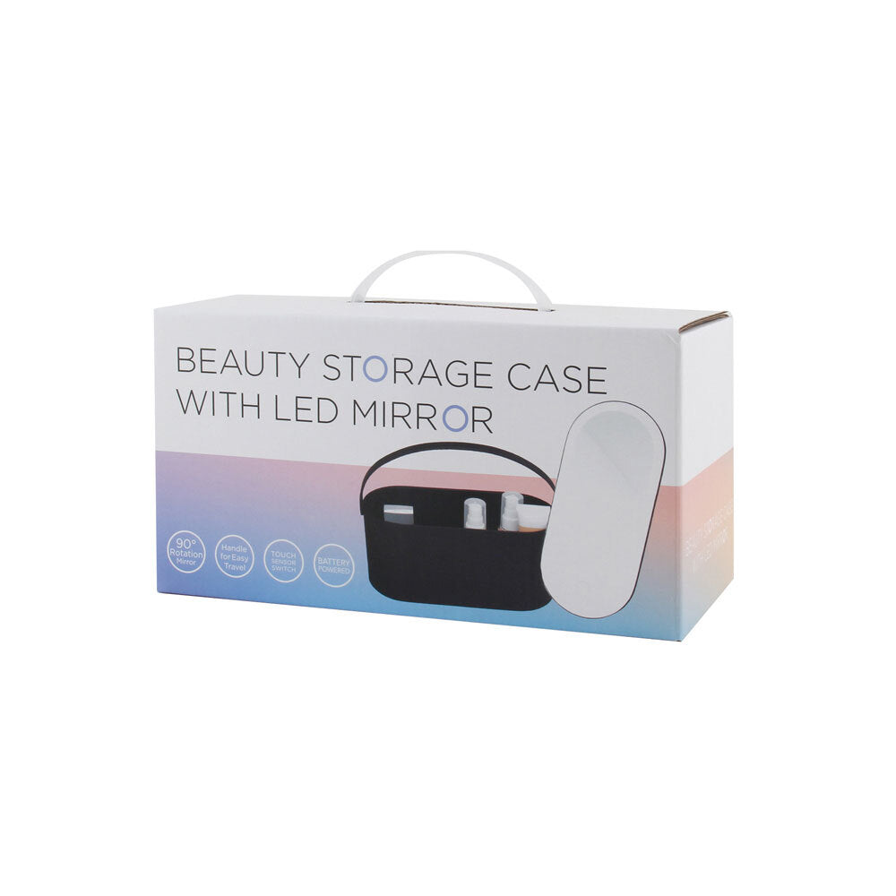 21123-gibson-gifts-beauty-storage-case-w-led-mirror-black