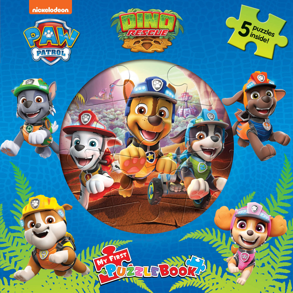 Paw Patrol Dino Rescue My First Puzzle Book Kids Jigsaw 3y+