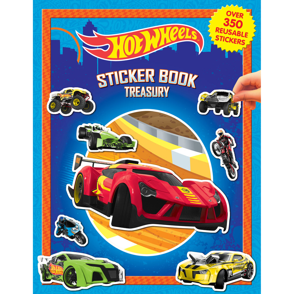 Mattel Hot Wheels Sticker Treasury Kids/Children Educational Book 3y+