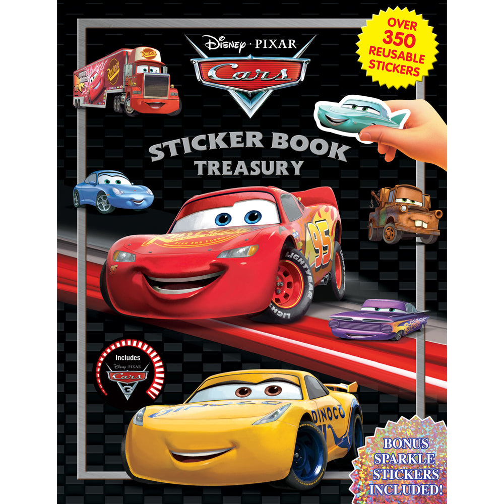 Disney Cars Sticker Treasury Kids/Children Educational Book 3y+