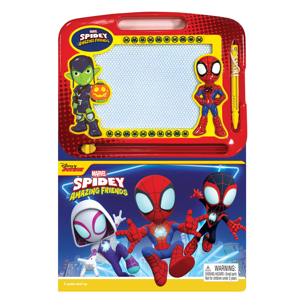 Marvel Spidey & Friends Learning Series Kids Drawing Pad w/ Book 3y+