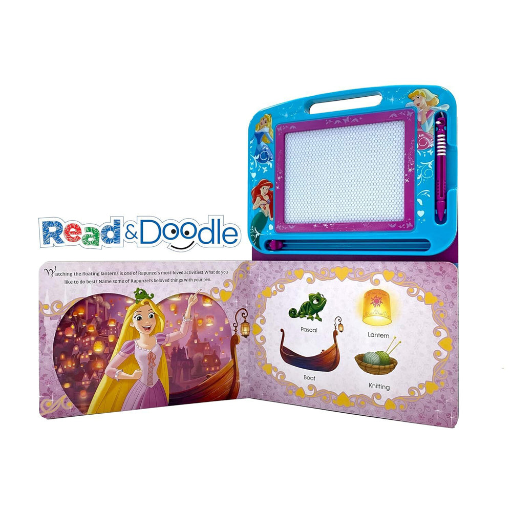 Disney Princess Abc 2024 Learning Series Kids Drawing Pad w/ Book 3y+