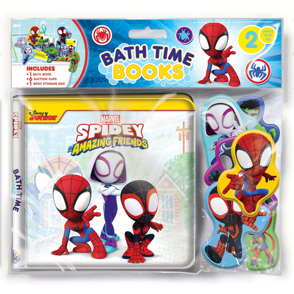 Marvel Spidey Or Spiderman Kids/Children Bathtime Book Eva 3y+