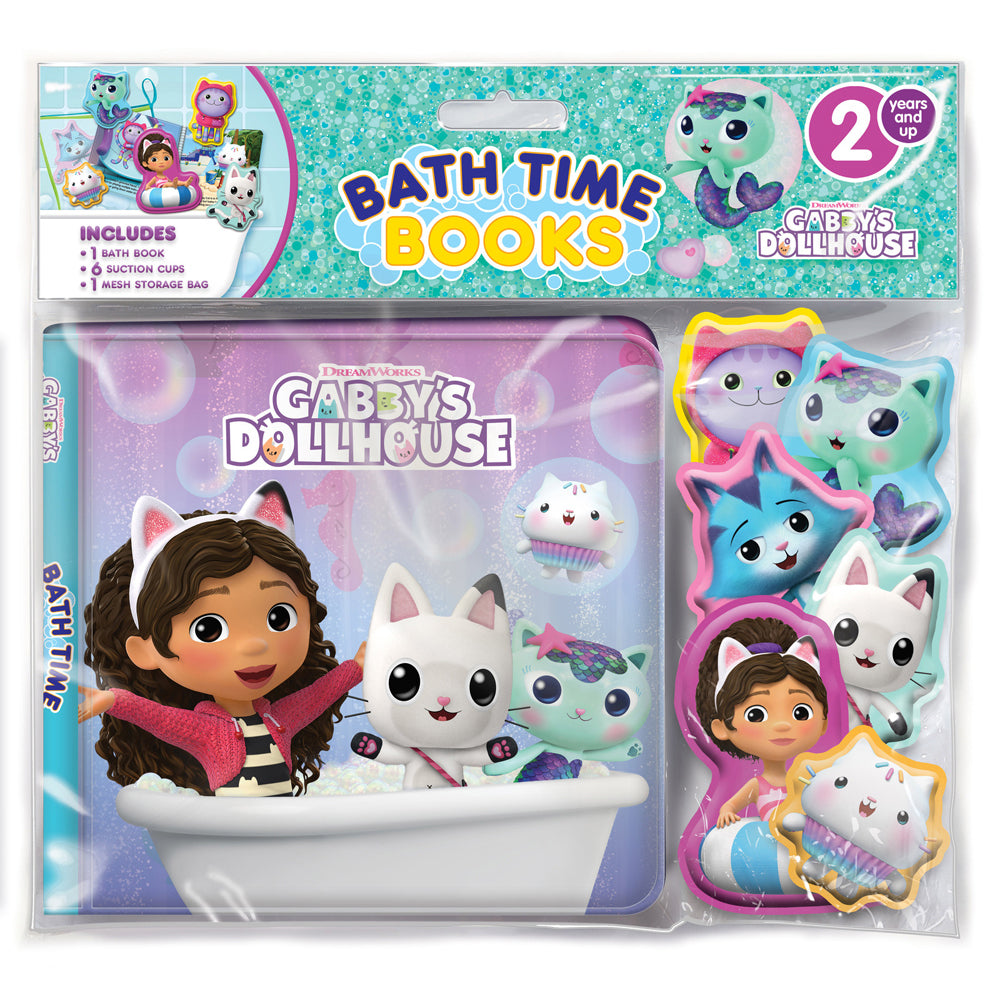 Universal Gabby's Dollhouse Kids/Children Bathtime Book Eva 3y+