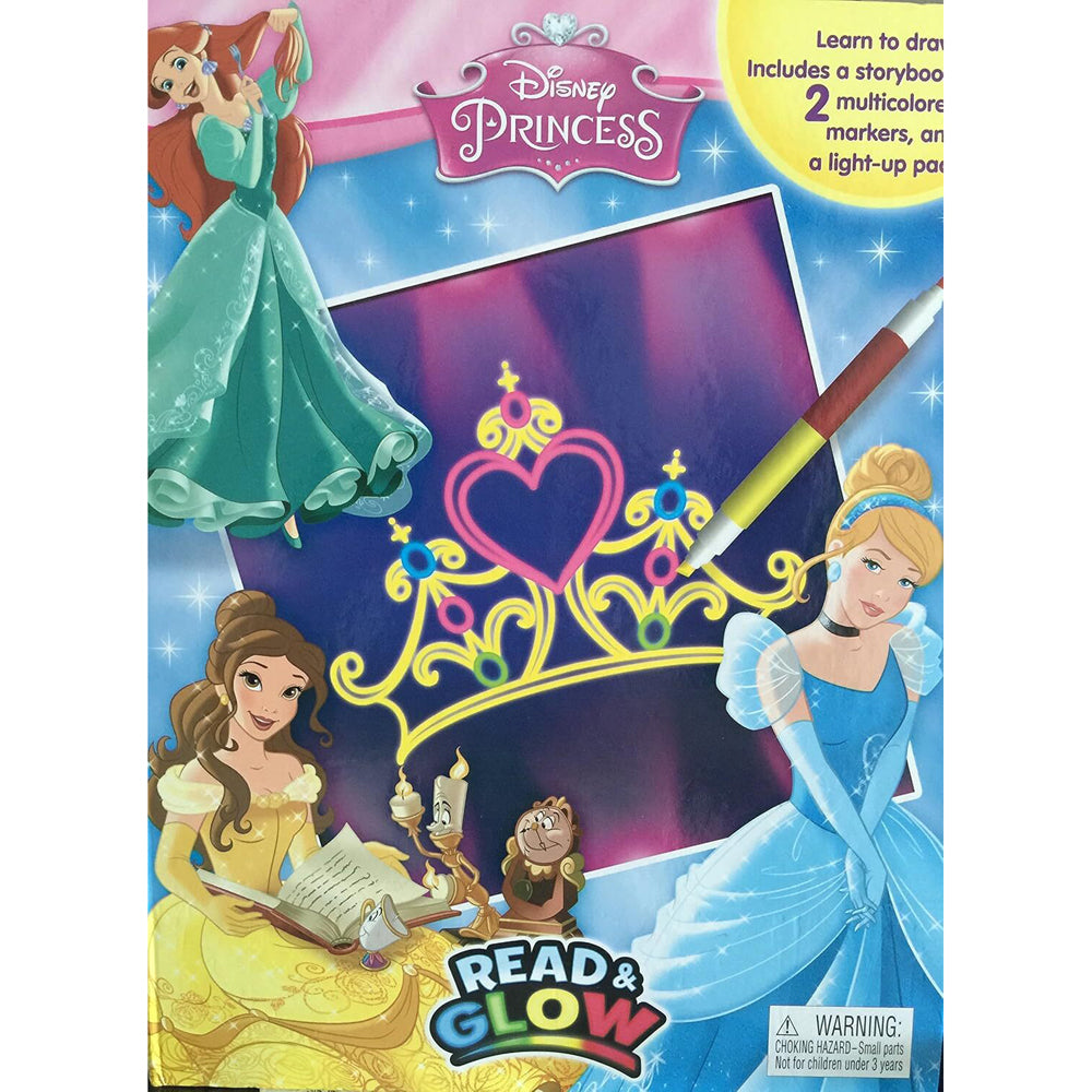 Disney Princess Read & Glow Kids/Children Storybook 3y+