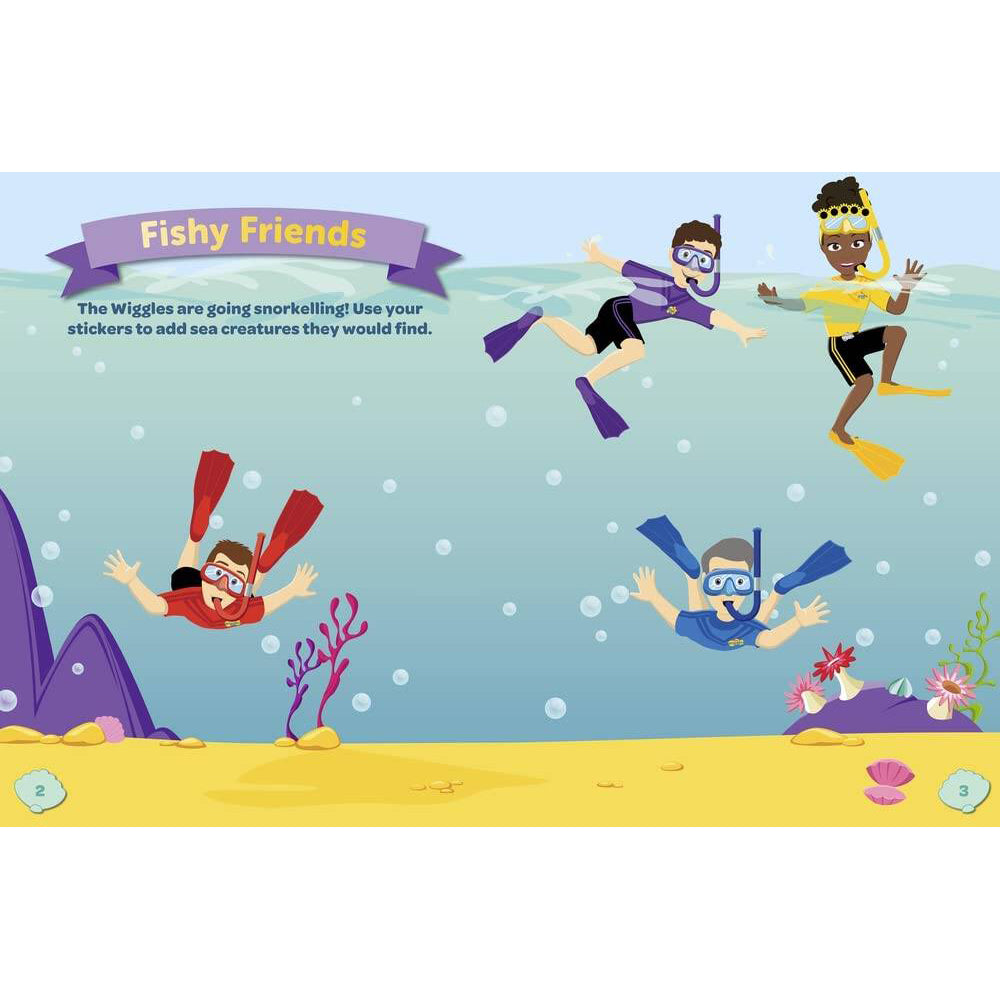 The Wiggles Under The Sea Sticker Colour & Activity Book 0-3y