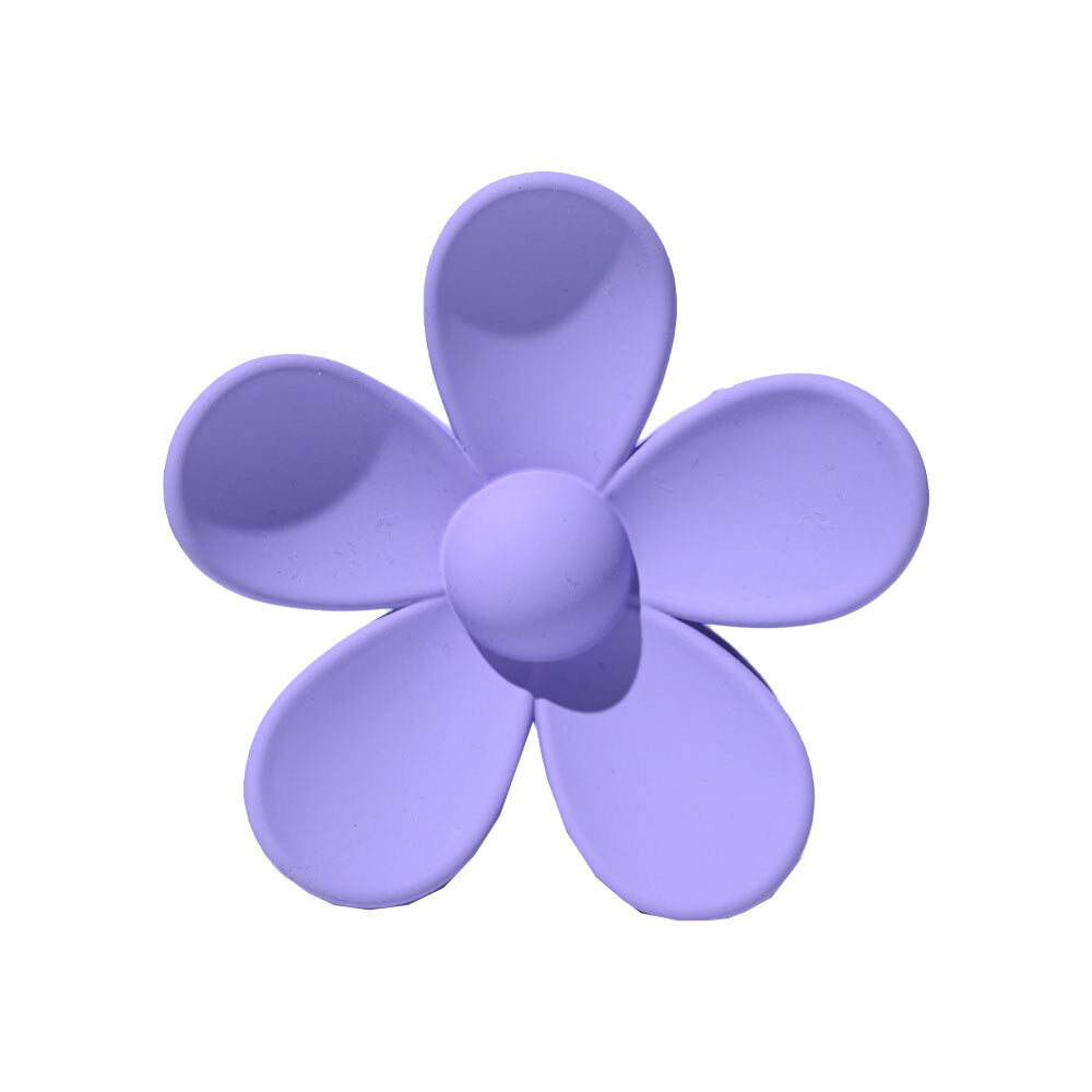 Kids/Children Non-Slip Plastic Flower Claw Hair Clip 7x7cm - Assorted
