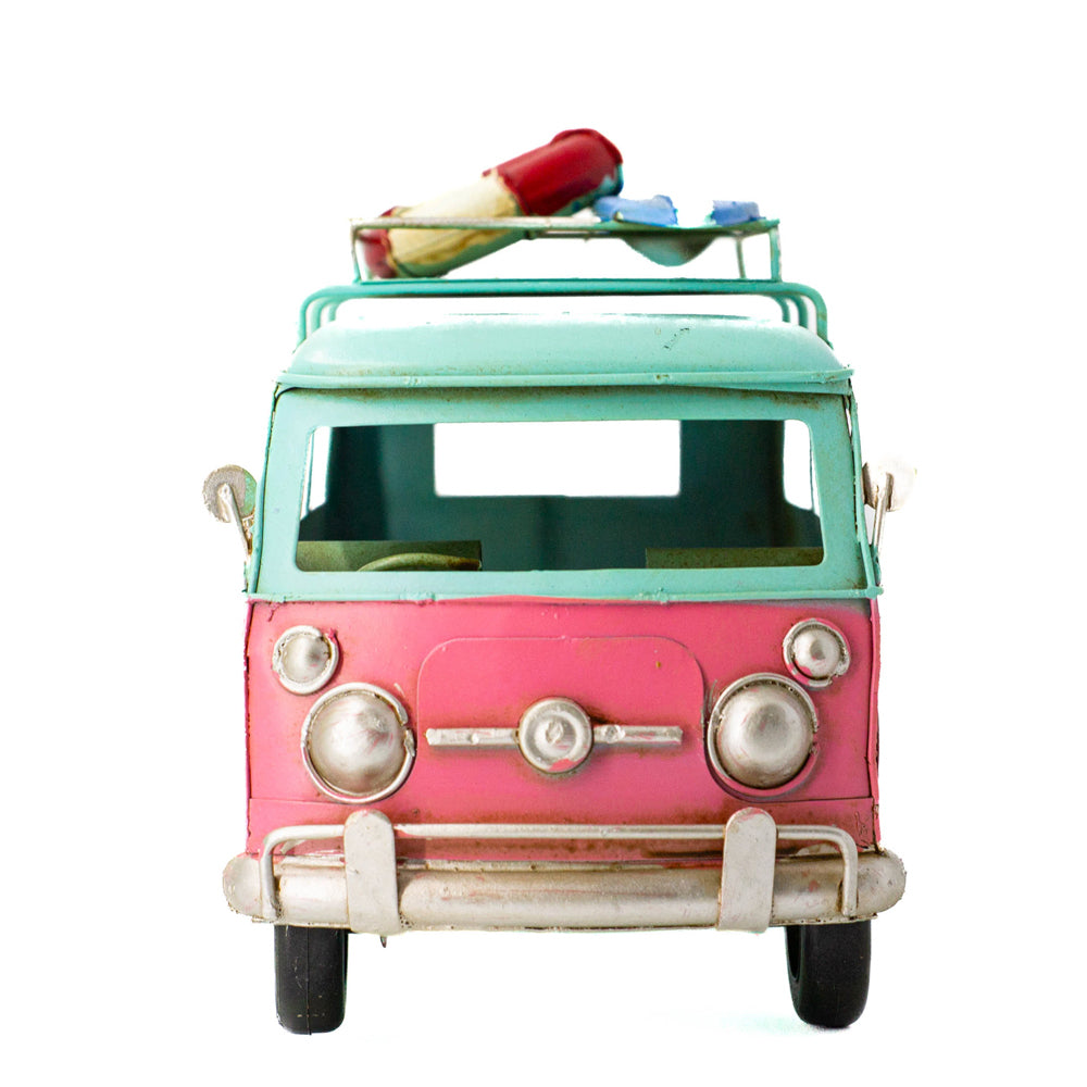 31131-boyle-metal-display-flower-van-blue-top-ornament-home-decor-25cm