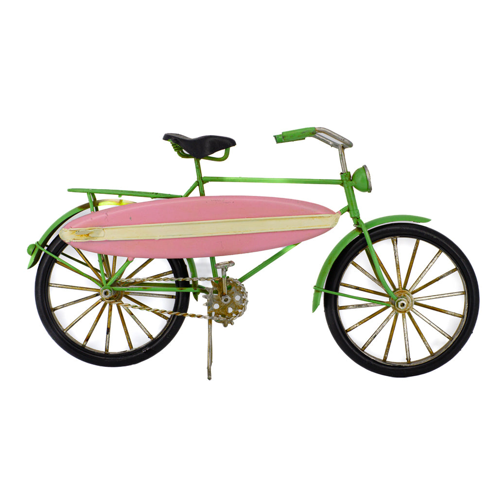 31135-boyle-metal-display-bicycle-w-surfboard-ornament-home-decor-31cm